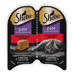Sheba Perfect Portions Pate Wet Cat Food Tender Beef 2.6-oz
