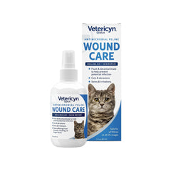 Vetericyn Plus Antimicrobial Feline Wound & Skin Care Spray 3-oz