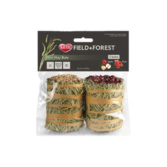 Kaytee Field+Forest Mini Hay Bales Apple & Rose for Rabbits Guinea Pigs & Chinchillas 2 Count 7-oz