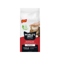 World's Best Cat Litter Multiple Cat Unscented Formula 8-lb