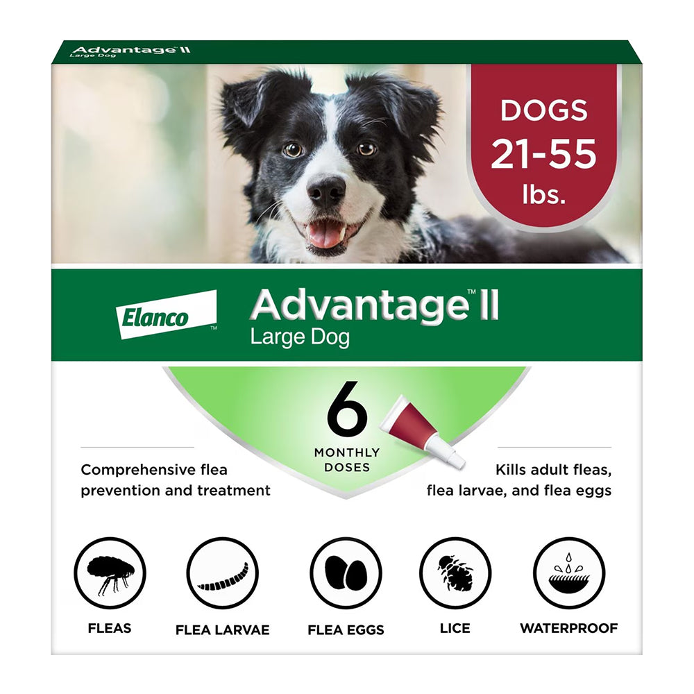 Elanco Advantage II Topical Flea Treatment for Large Dogs