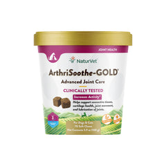 NaturVet ArthriSoothe-GOLD Level 3 Soft Chews for Dogs & Cats 70 Count 5.9-oz