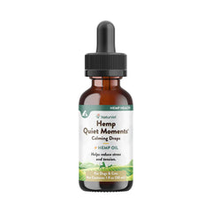 NaturVet Hemp Quiet Moments Calming Drops for Dogs & Cats 1-oz