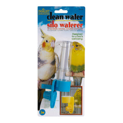 JW Pet Clean Water Silo Bird Waterer Assorted Small