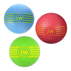 JW Pet iSqueak Ball Dog Toy Assorted Small 3 Pack