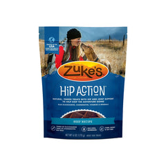 Zuke's Hip Action Adult Dog Treats Beef 6-oz