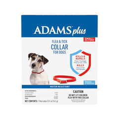 Adams Plus Flea & Tick Red Collar for Dogs Small
