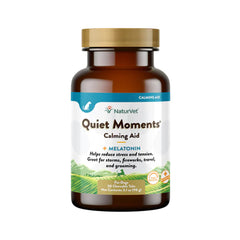 NaturVet Quiet Moments Time Release Tasty Chewable Tablets for Dogs 30 Count 3.1-oz