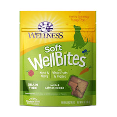 Wellness Soft WellBites Grain-Free Natural Dog Treats Lamb & Salmon 6-oz
