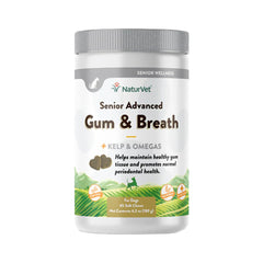 NaturVet Senior Advanced Gum & Breath Dog Soft Chews 45 Count 6.3-oz