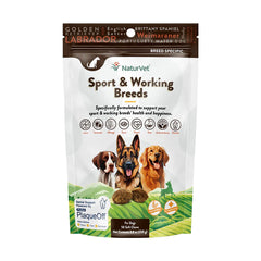NaturVet Sport & Working Breed-Specific Supplement Soft Chews for Dogs 50 Count 8.8-oz