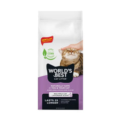 World's Best Cat Litter Multiple Cat Lavender Scented Formula 8-lb