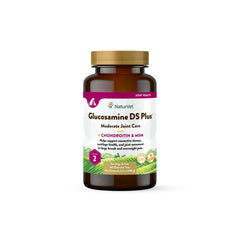 NaturVet Glucosamine-DS Plus Level 2 Time Release Tablets for Dogs & Cats 60 Count 6.3-oz