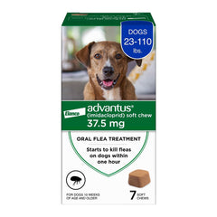 Elanco Advantus Oral Flea Treatment Soft Chews for Large Dogs 23-110 lbs 7 Count