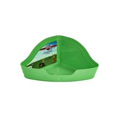 Kaytee Rabbit Hi-Corner Small Animals Litter Pan Assorted Large