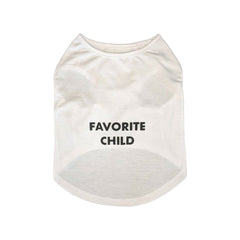 Fashion Pet Cosmo Favorite Child Tee White Medium