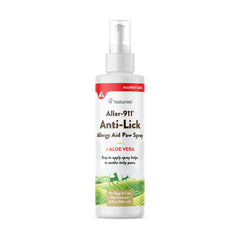 NaturVet Aller-911 Anti-Lick Allergy Aid Paw Spray for Dogs & Cats 8-oz
