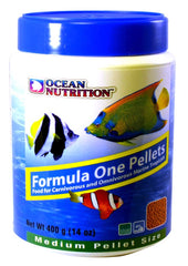 Ocean Nutrition Formula One Marine Pellets Fish Food Medium 14-oz