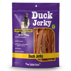 Savory Prime Natural Duck Jerky Dog Treats 4-oz