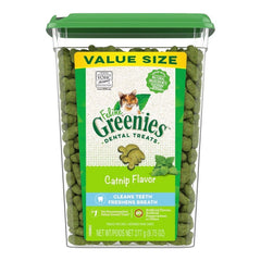 Greenies Feline Catnip Adult Cat Dental Treats 9.75-oz
