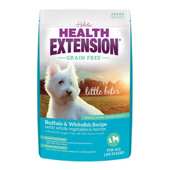 Health Extension Grain-Free Little Bites Dry Dog Food  Buffalo & Whitefish Recipe 10-lb