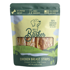 Beg & Barker Chicken Breast Strips Dog Jerky Treats 4-oz