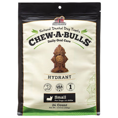 Redbarn Chew-A-Bull Hydrant Dog Dental Treats Small 24 Count 13.61-oz