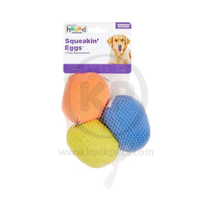 Outward Hound Squeakin' Eggs Plush Replacement Dog Toys 3 Count