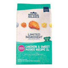 Natural Balance Pet Foods Limited Ingredient Grain Free Small Breed Dry Dog Food Chicken & Sweet Potato 12-lb