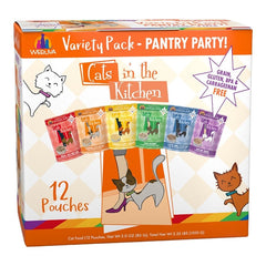 Weruva Cats in the Kitchen Pantry Party Variety Pack Wet Cat Food Pouches 3-oz 12 Count