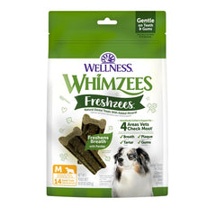 Whimzees Freshzees Natural Dental Dog Treats Medium 14 Count 14.81-oz