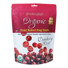 Grandma Lucy's Organic Oven Baked Dog Treats Cranberry Recipe 14-oz