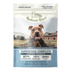 Badlands Ranch Superfood Complete Air-Dried Dog Food Chicken 64-oz