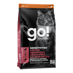 Petcurean Go! Solutions Sensitivities Limited Ingredient Grain-Free Dry Cat Food Salmon 3-lb