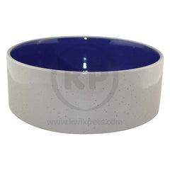 Ethical Pet Spot Standard Crock Dog Bowl Blue 7.5-in