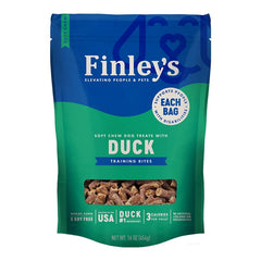 Finley's Soft Chew Training Bites Dog Treats Duck Recipe 16-oz