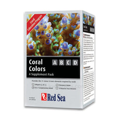 Red Sea Coral Colors ABCD 4 Supplement Pack 100 ml
