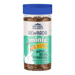 Natural Balance Pet Foods Rewards Minis Soft & Meaty Dog Treats Chicken 5.3-oz