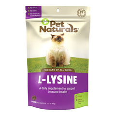 Pet Naturals L-Lysine Immune Support Soft Chews for Cats 60 Count 3.17-oz