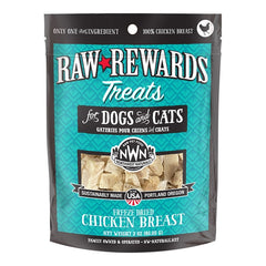 Northwest Naturals Raw Rewards Freeze Dried Dog & Cat Treats Chicken Breast 3-oz