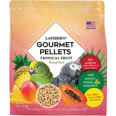 Lafeber Tropical Fruit Gourmet Pellets Parrot Bird Food 4-lb