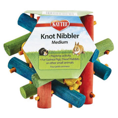 Kaytee Nut Knot Nibbler Small Animal Chew Toy Multicolor Medium