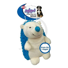 Ethical Pet Spot Giggler Plush Dog Toy Hedgehog Assorted 6.5-in