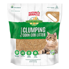 Nature's Miracle Tough Odor Bio-Enzymatic Formula Premium Clumping Corn COB Litter 10-lb