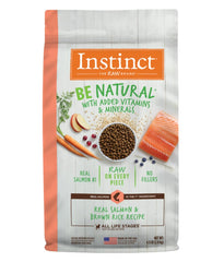 Instinct Be Natural Dry Dog Food Real Salmon & Brown Rice Recipe 4.5-lb