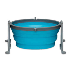Loving Pets Travel Dog Bowl Blue Large