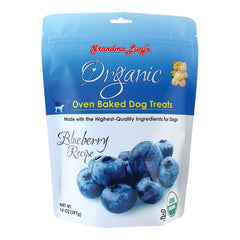 Grandma Lucy's Organic Oven Baked Dog Treats Blueberry Recipe 14-oz