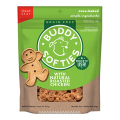 Cloud Star Buddy Biscuits Grain-Free Soft & Chewy Dog Treats Roasted Chicken 5-oz