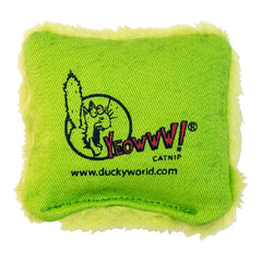 Yeowww! 100% Organic Catnip Pillow Cat Toy Green 2.5-in