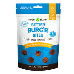 Bright Planet Better Burg'r Bites Plant-Based Training Dog Treats 5-oz